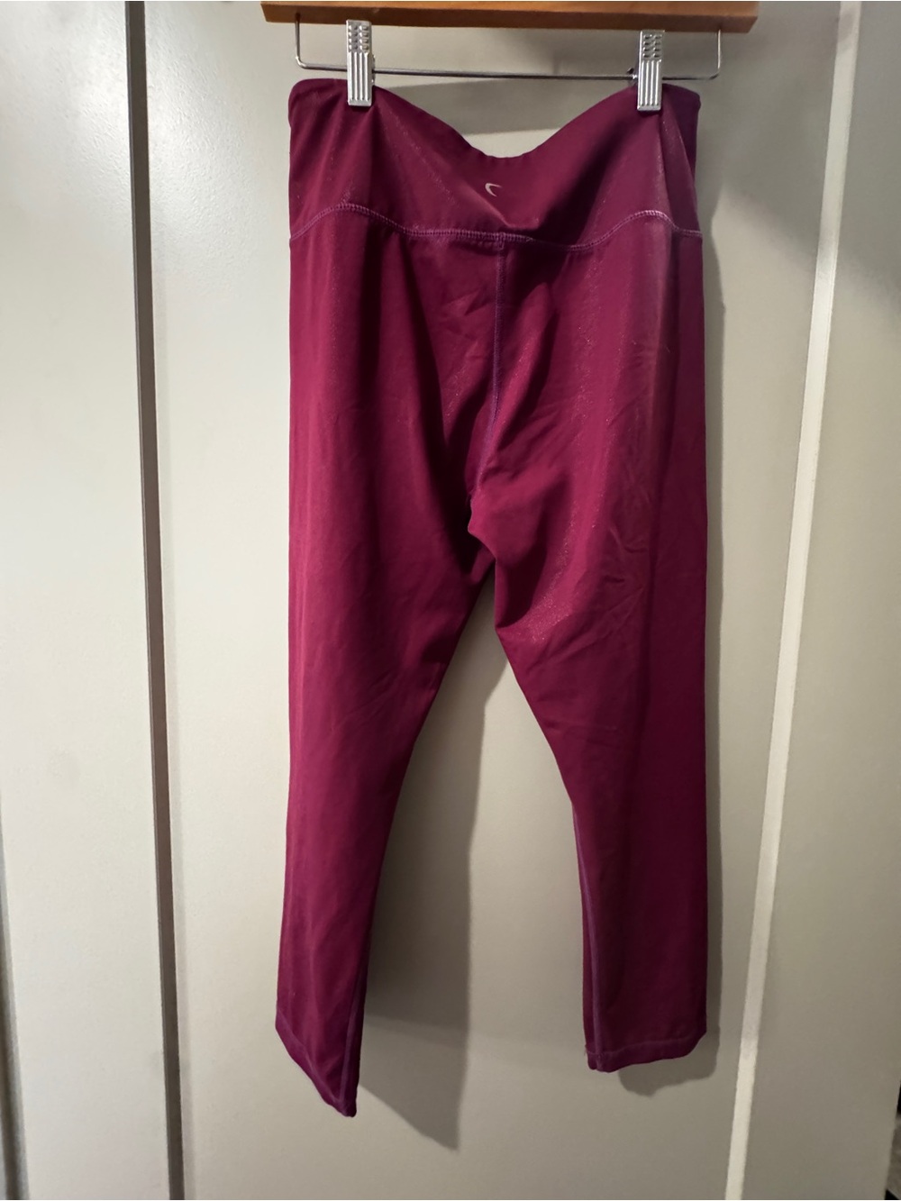 ZYIA Capris in Deep Berry Plum